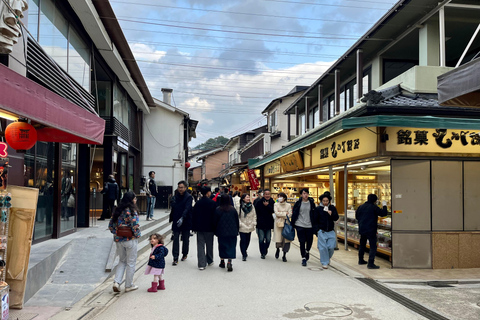 Hiroshima: visita al Parco del Memoriale della Pace e all&#039;Isola di MiyajimaHiroshima: persone con JR Pass o biglietti per il treno proiettile