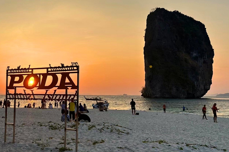 Krabi: Luxury Vintage Wooden Boat Cruise With Island Hopping Private: One day 4 Islands Tour