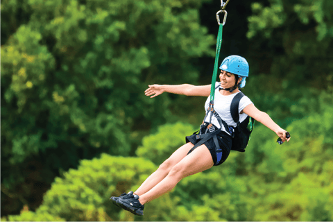 Mauritius:La Vallee des Couleurs, La Vallee Extreme Tour Zip