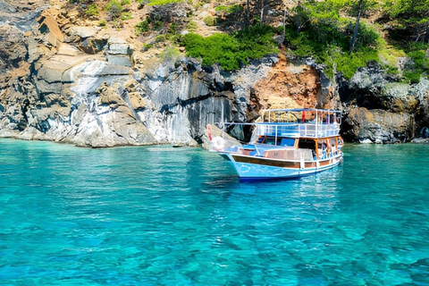Antalya: Suluada Island Boat Trip with Lunch & Swim Stops From Antalya Hotels : Lunch & Transfer