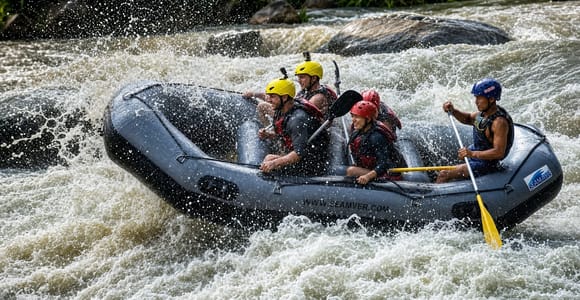 Chiang Mai: Full-Day 10km Whitewater Rafting Adventure
