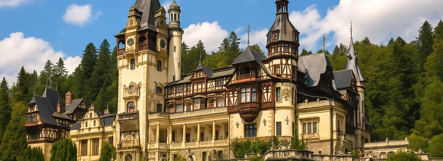 Bucarest : excursion d'une journée aux 3 châteaux Dracula, Peles et « Mercredi