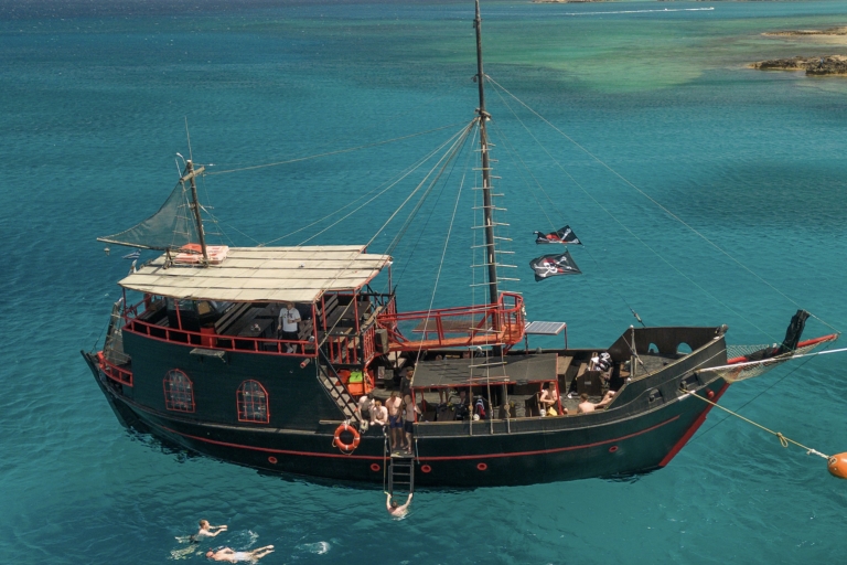 Z Protaras: Blue Lagoon i Turtle Bay Pirate Cruise