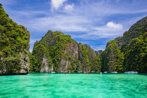 Phuket : Excursion d'une journée dans la baie de Maya, les îles Phi Phi, Green et Khai