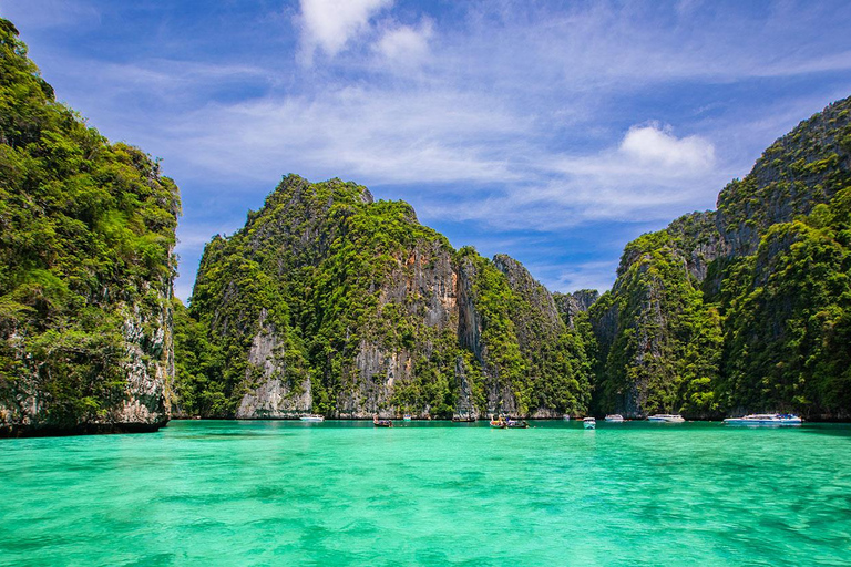 Phuket : Excursion d'une journée dans la baie de Maya, les îles Phi Phi, Green et Khai