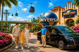 Singapur: privater Transfer nach Sentosa & Tickets