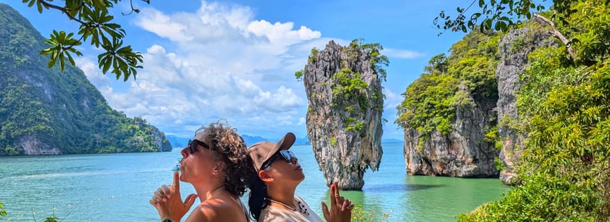 Khao Lak : visite des îles James Bond, Ko Panyi et Khai avec canoë