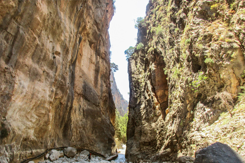 De Chania: Caminhada de 1 Dia à Garganta de SamariáDe Kalyves ou Almyrida