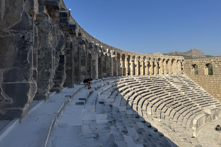 Antalya: Perge & City of Side, Aspendos, Waterfall and Lunch Perge, Side, Aspendos, Waterfall Tour with Entrance