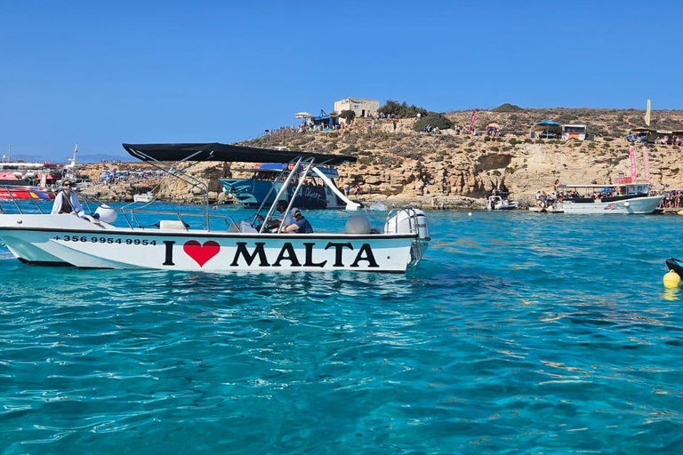 Location de bateaux pour le lagon bleu et l&#039;île de Comino