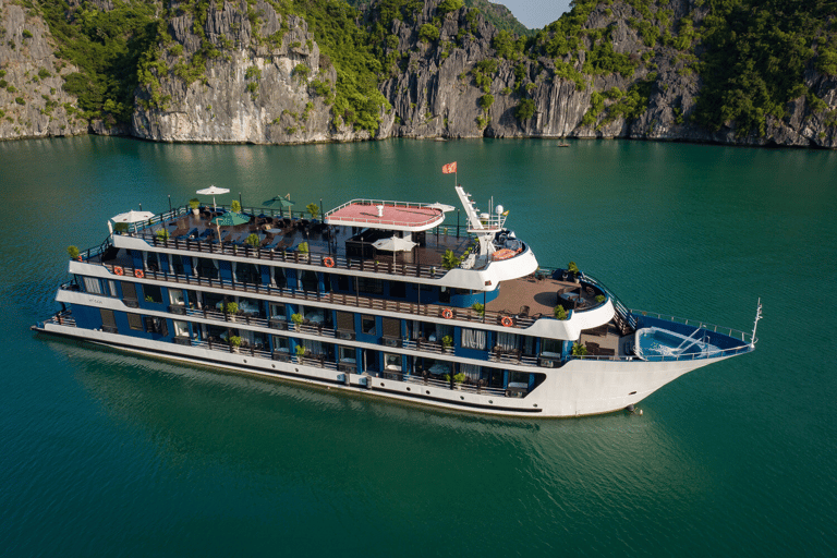 Hanoi: 2-daagse Halong-Lan Ha Bay BESTE VERKOOP 5* cruise balkon