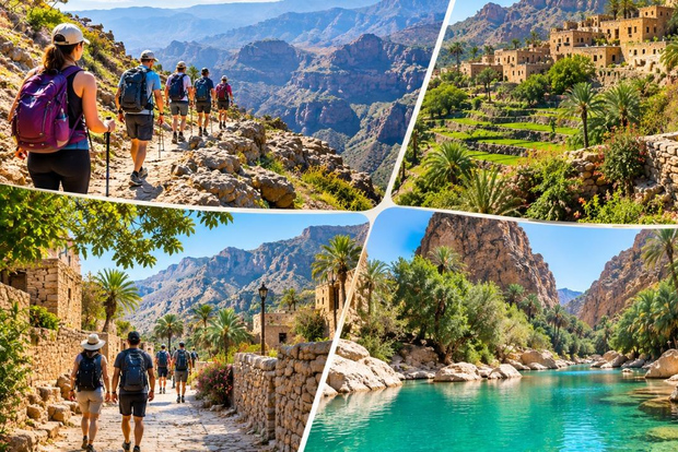 Escursione privata sul Jebel Akhdar con guida locale e trasferimento
