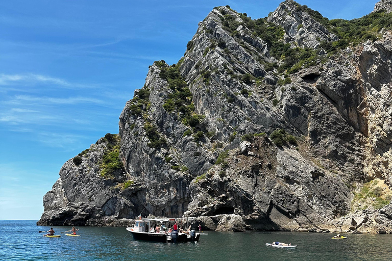 Boat, Wine, Tapas & SUP from Sesimbra - Arrábida Arrábida: Group Boat Tour from Sesimbra (10px)