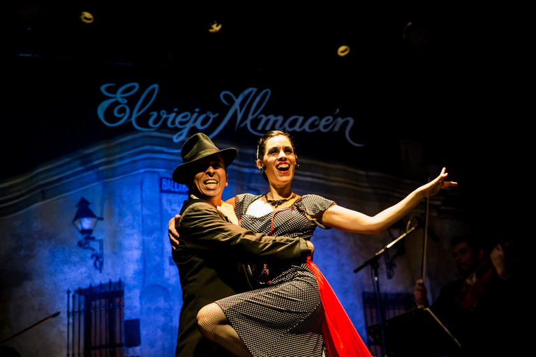 Buenos Aires: Tango - El Viejo Almacén ! The first and most traditional show The Old Traditional Warehouse! Dinner + Drinks + Round-trip Transfer