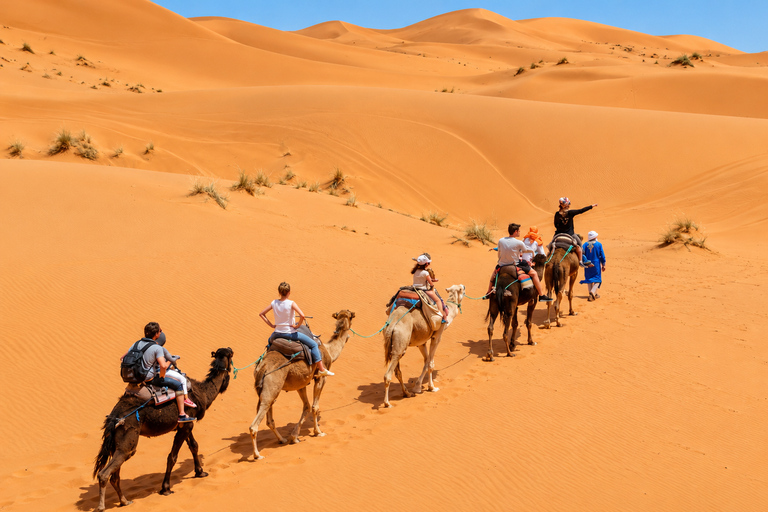 Marrakech to Fes: 3-Day Sahara Desert Tour, Camel & Buggy Option 2 — Luxury Sahara Camp