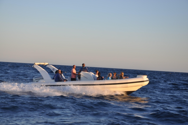 Îles Giftoun : transfert en hors bord et prise en chargeSortie avec prise en charge à Hurghada