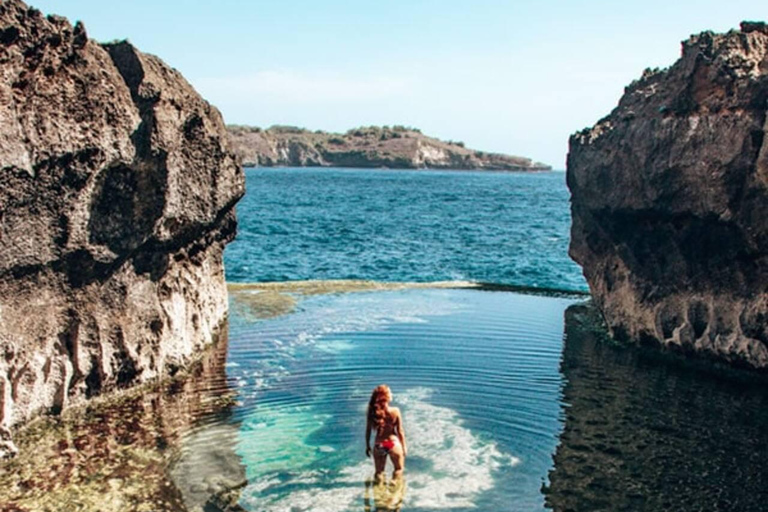 Depuis Bali : Snorkeling 3 Spots avec GoPro &amp; West Penida TourPlongée en apnée avec transfert aller-retour à Bali