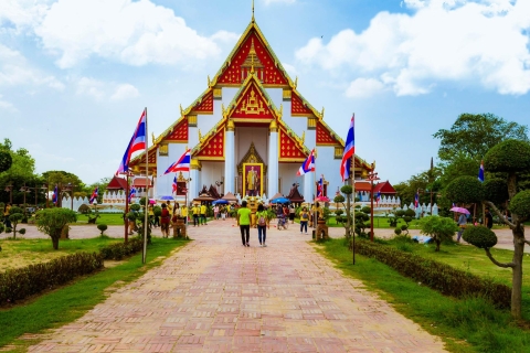 Z Bangkoku: Jednodniowa wycieczka w małej grupie Ayutthaya Historical ParkPrywatna wycieczka po hiszpańsku z Hotel Pickup