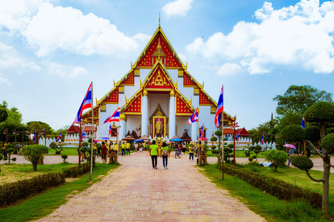 De Bangkok: excursion d'une journée en petit groupe au parc historique d'AyutthayaVisite en anglais en petit groupe avec prise en charge à l'hôtel