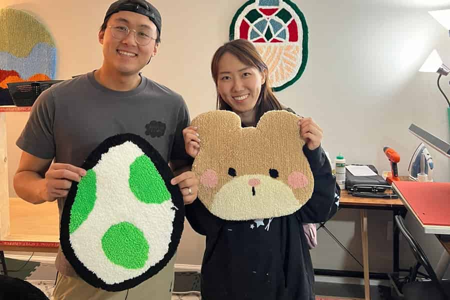 Teppich Tufting Workshop. Foto: GetYourGuide