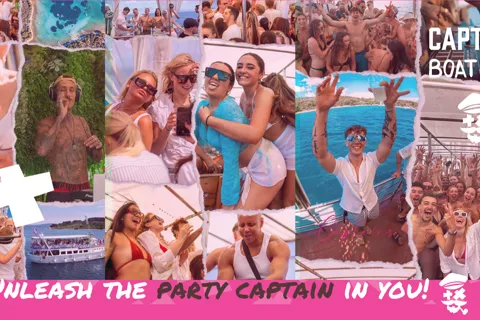 Split: Captain's Boat Party - Błękitna Laguna, DJ i darmowe drinki