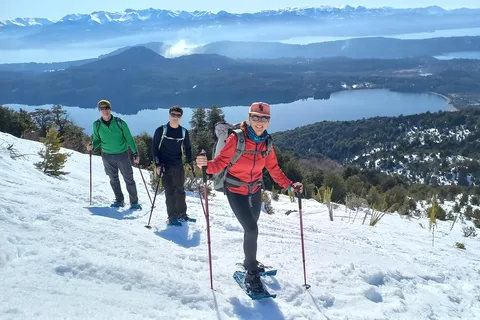 Bariloche: Aventura de um dia inteiro com raquetes de neve nos Andes