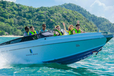 Phuket: Excursión de un día a Banana Beach Koh Hey en lancha rápidaPhuket: Excursión de un día Banana Beach Koh Hey En Lancha Rápida