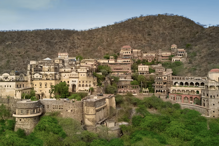 From Delhi: Neemrana Fort, Village Walk and Lunch