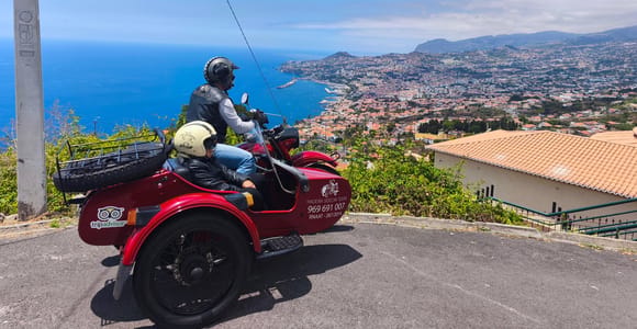 Funchal: Sidecar Tour & Optional Monte Toboggan Ride