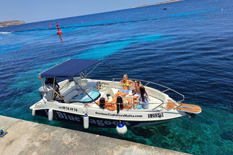 Prywatny rejs wycieczkowy: Odkryj Błękitną i Kryształową Lagunę Comino