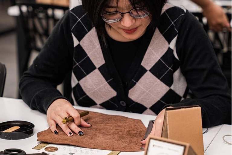 Hanoi: Leather Notebook Making Workshop Craft Your Journal Size 13x21cm