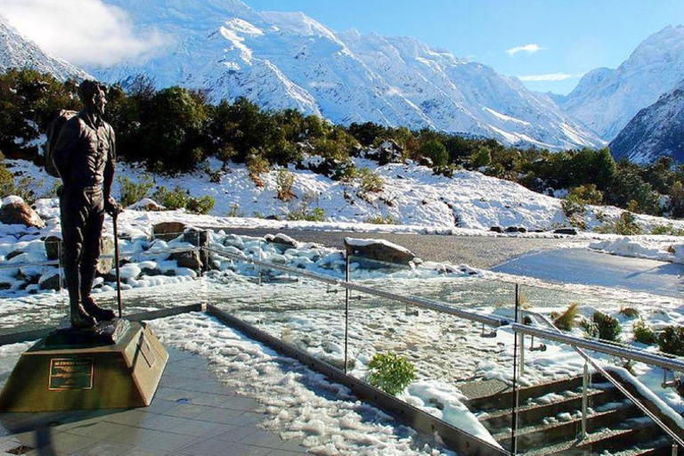 Depuis Christchurch : Excursion aller simple à Queenstown via Mt Cook