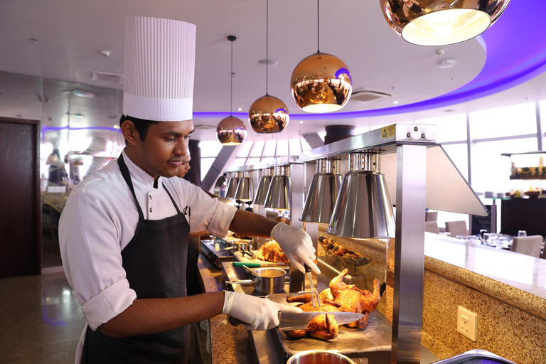 Colombo: Lotus Tower 360° Revolving Buffet & Tuk-Tuk Safari Meet at Lotus Tower Entrance: Restaurant Lunch/Dinner Buffet