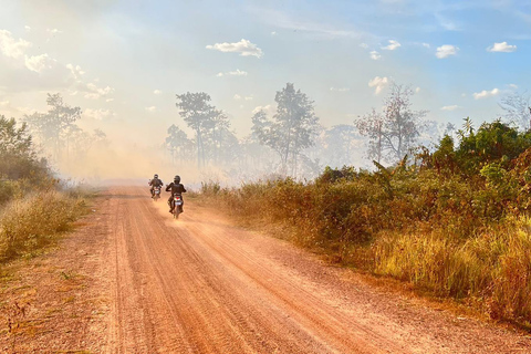 Aventura de 21 dias no Camboja de motocicleta