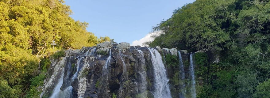 La Réunion : excursion privée d'une journée aux cascades et bassins