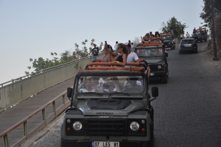 Alanya Stad : Excursie met jeep, kabelbaan & hoogtepunten van de stad