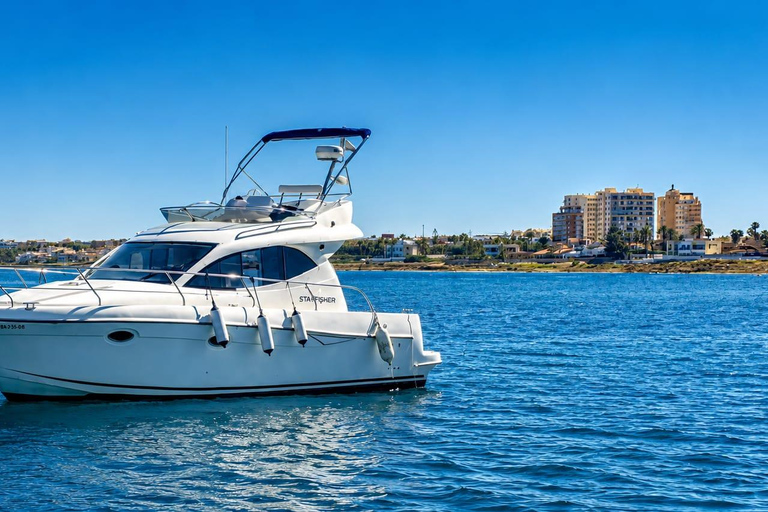 3x1 Torrevieja Pack - Cruise Tour + Drink at the Cruise Port + Sunset at the Salinas 2x1 Pack: Cruise Tour with Swim in the Sea + 30-Minute Jet Ski