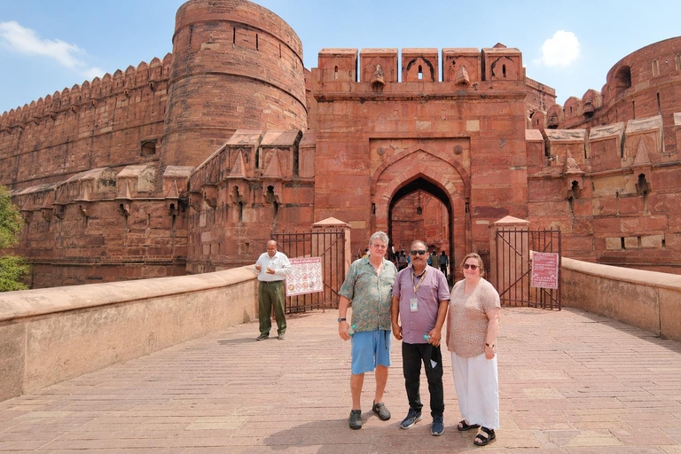 Private Taj Mahal & Agra Day Tour from Delhi with 5* Meal From Delhi: Private AC Car, Driver, Guide & Entry Fees
