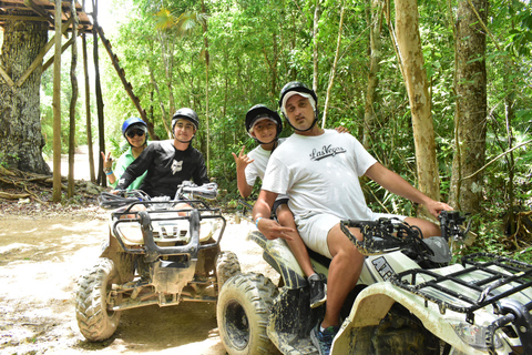 Playa del Carmen: Wycieczka ATV, Zipline i Cenote Adventure Tour