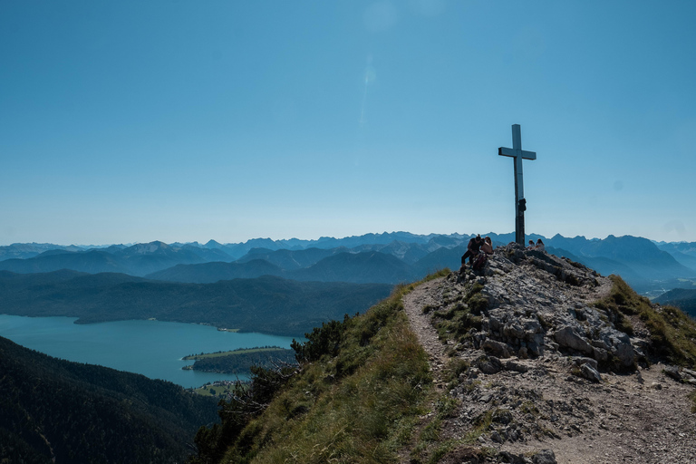 Pick-up from Munich: Sunset over-night hike Bavarian Alps spring&summer-26
