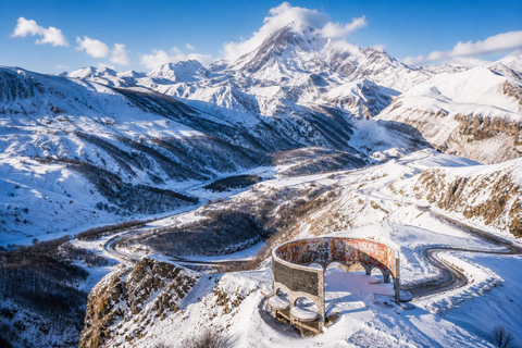 From Kazbegi: Truso Valley, Sno Valley & Gergeti Church tour