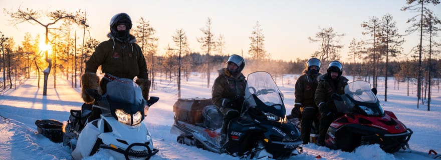 Ranua : safari en motoneige avec un guide de la région