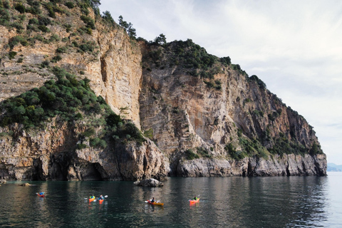Budva: Winter Sea Kayak Tour to Caves & St Nicholas Island