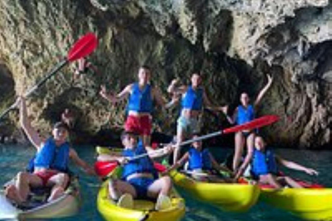 Moraig: Excursão de caiaque para Moraig e Caverna peces-testos