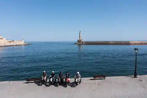 Eco-Friendly Rides on Electric Scooters | Chania Tour