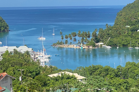 Marigot Bay: Rumverkostung und Viewpoint Tour in St. Lucia