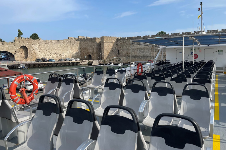 Von Lindos aus: Die Altstadt von Rhodos und die Fahrt mit dem Schnellboot nach Symi