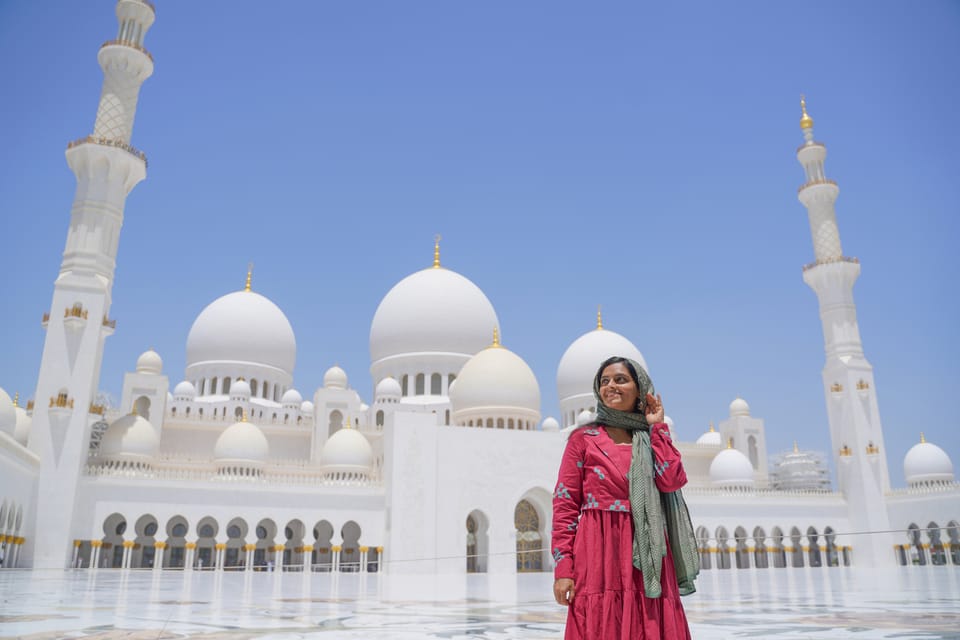 From Abu Dhabi: Grand Mosque, Royal Palace, and Etihad Tower | GetYourGuide