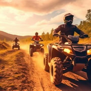 Marrakech Agafay Desert Quad Biking Tour with Dinner Show