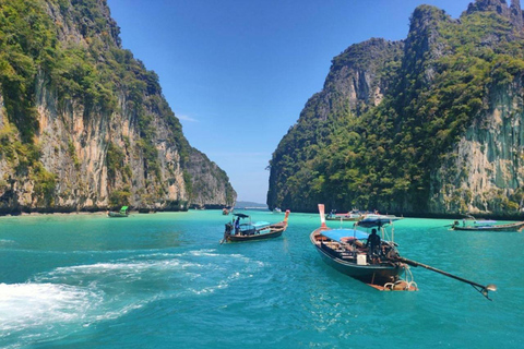 Von Phi Phi aus: Maya Bay Private Long Tail BootstourVom Phi Phi Pier: Maya Bay für 4 Stunden mit dem Privatfahrzeug